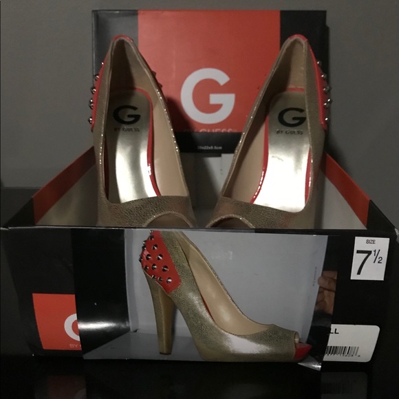 G by Guess Peep Toe Pumps - Picture 5 of 6